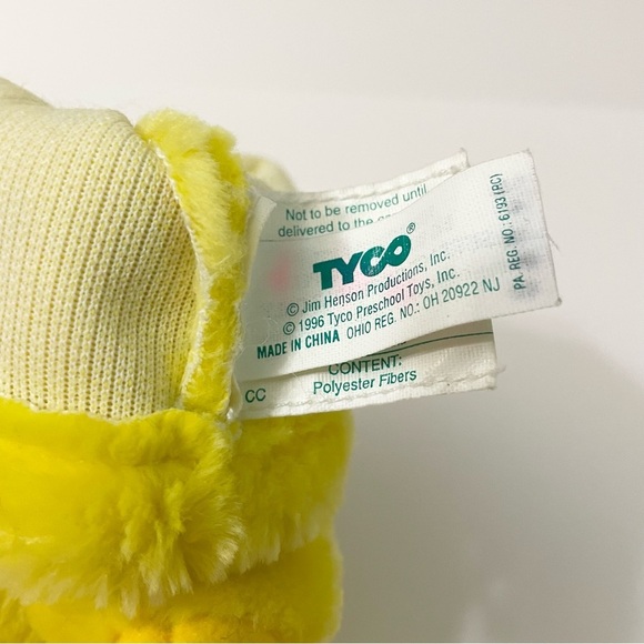 Vintage 1996 Jim Henson Sesame Street Big Bird 8" Hand Puppet Plush Tyco - Picture 13 of 16